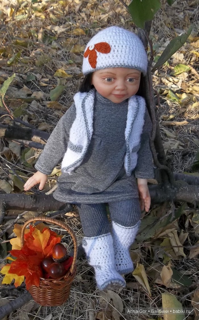 Осенняя девочка, авторская кукла Рита (фото 8)
