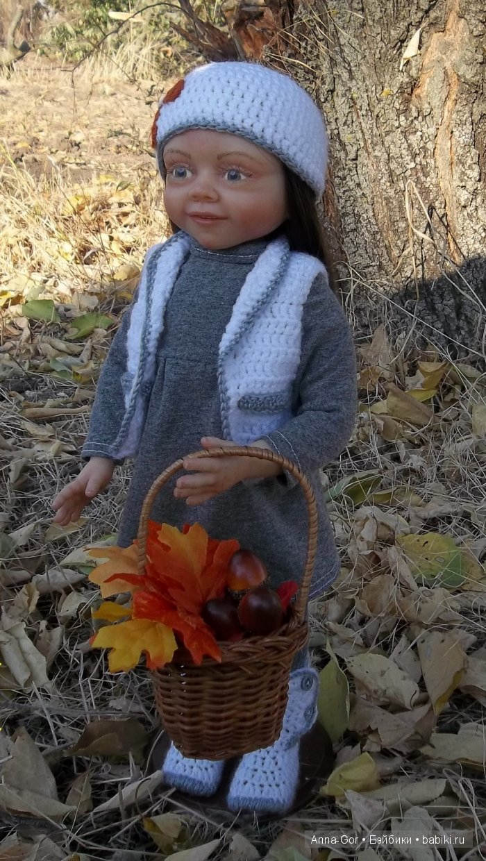 Осенняя девочка, авторская кукла Рита (фото 2)