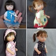 Маленькие девочки. Авторские куклы Горчаковской Анны