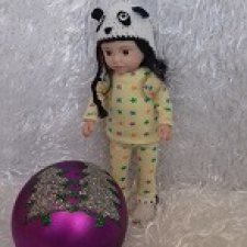Панда. Авторская кукла Горчаковской Анны