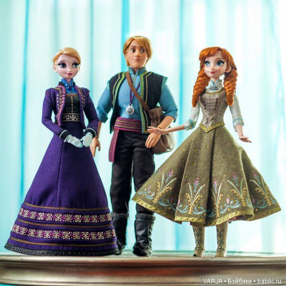 Модные куклы disney анна или эльза северное сияние