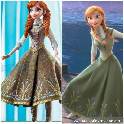 Модные куклы disney анна или эльза северное сияние