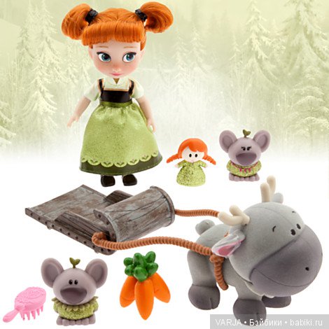 Модные куклы disney анна или эльза северное сияние