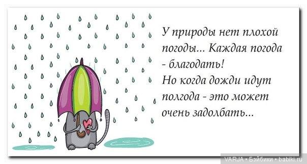 Погода на завтра... Позитив