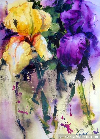 Акварельное многоцветие. Жан -Клод Папье (Jean Claude Papeix)