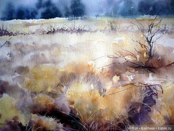 Акварельное многоцветие. Жан -Клод Папье (Jean Claude Papeix)