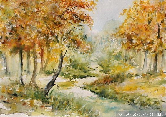 Акварельное многоцветие. Жан -Клод Папье (Jean Claude Papeix)