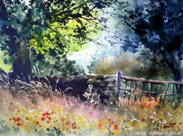 Акварельное многоцветие. Жан -Клод Папье (Jean Claude Papeix) (фото 4)