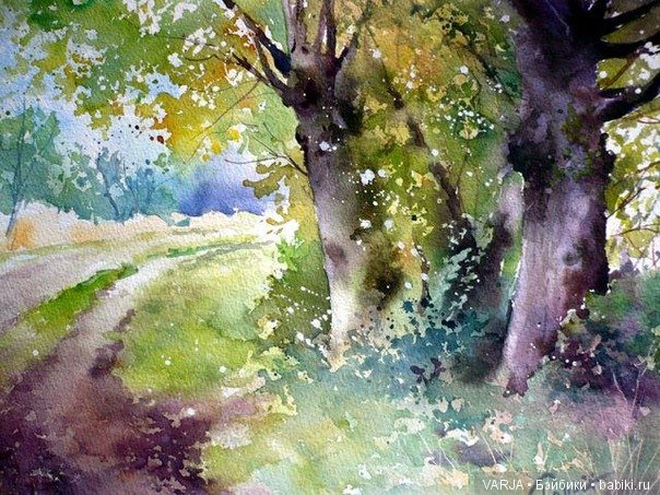 Акварельное многоцветие. Жан -Клод Папье (Jean Claude Papeix)