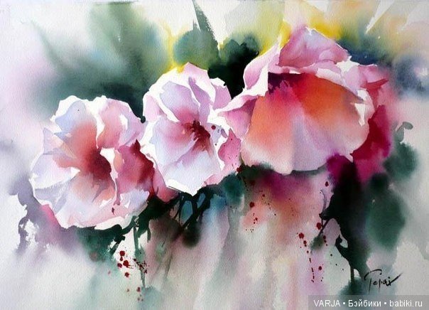 Акварельное многоцветие. Жан -Клод Папье (Jean Claude Papeix) (фото 6)