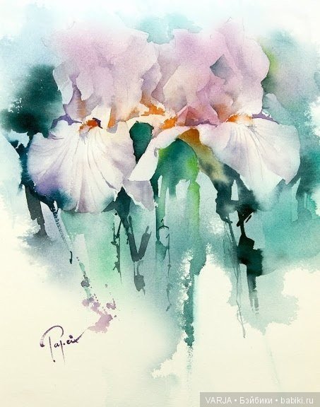 Акварельное многоцветие. Жан -Клод Папье (Jean Claude Papeix)