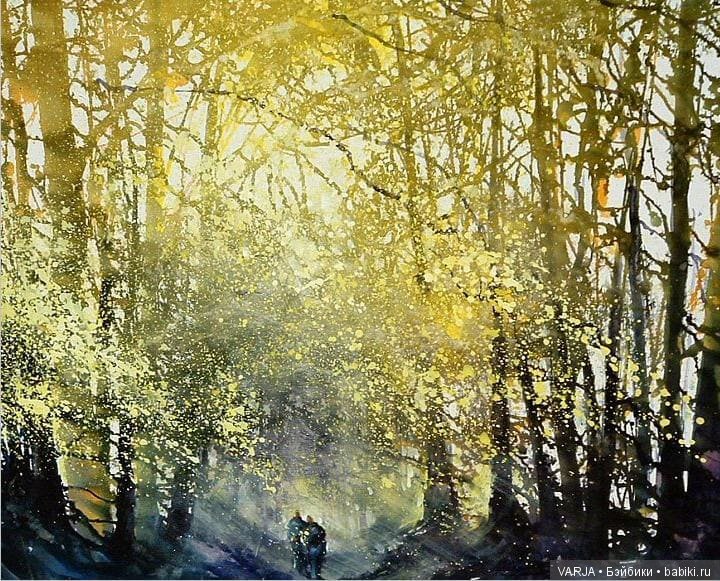 Иду среди скользящих cновидений