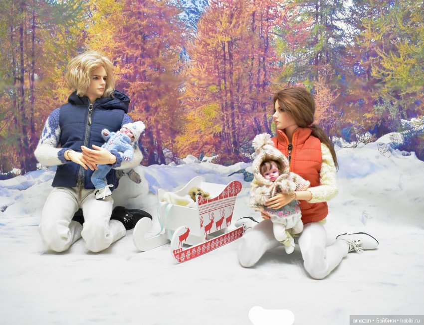 Зимняя прогулка Оскара (stopmotion)