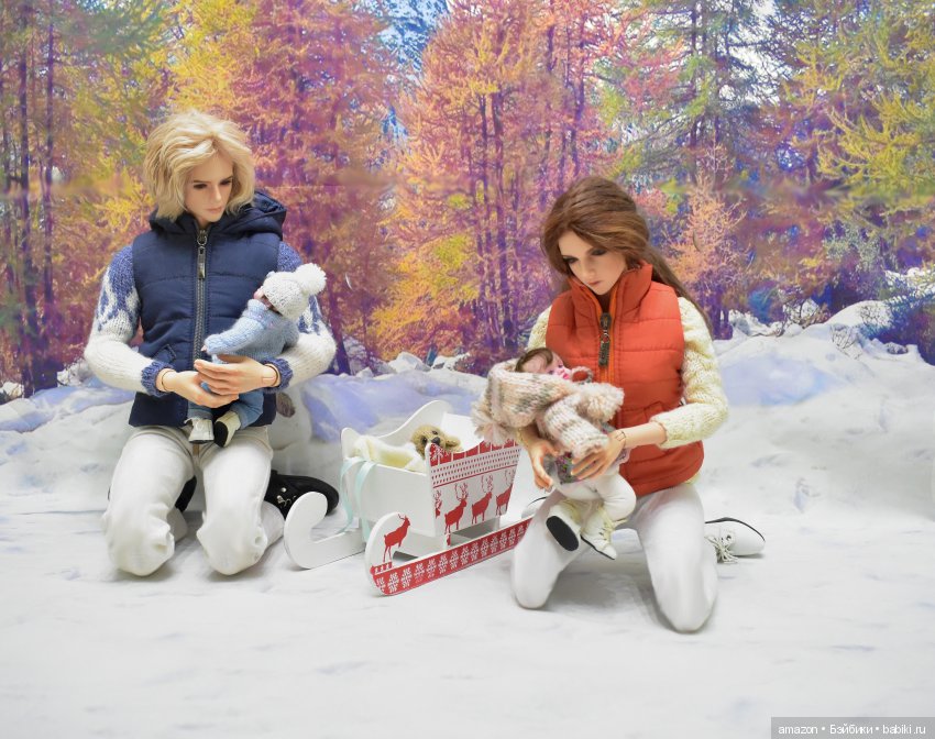 Зимняя прогулка Оскара (stopmotion)