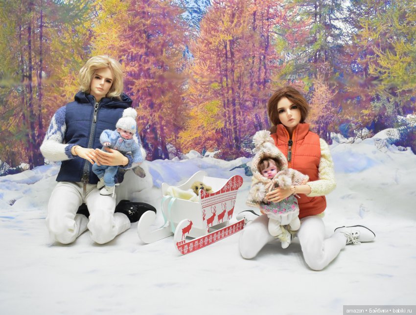 Зимняя прогулка Оскара (stopmotion)