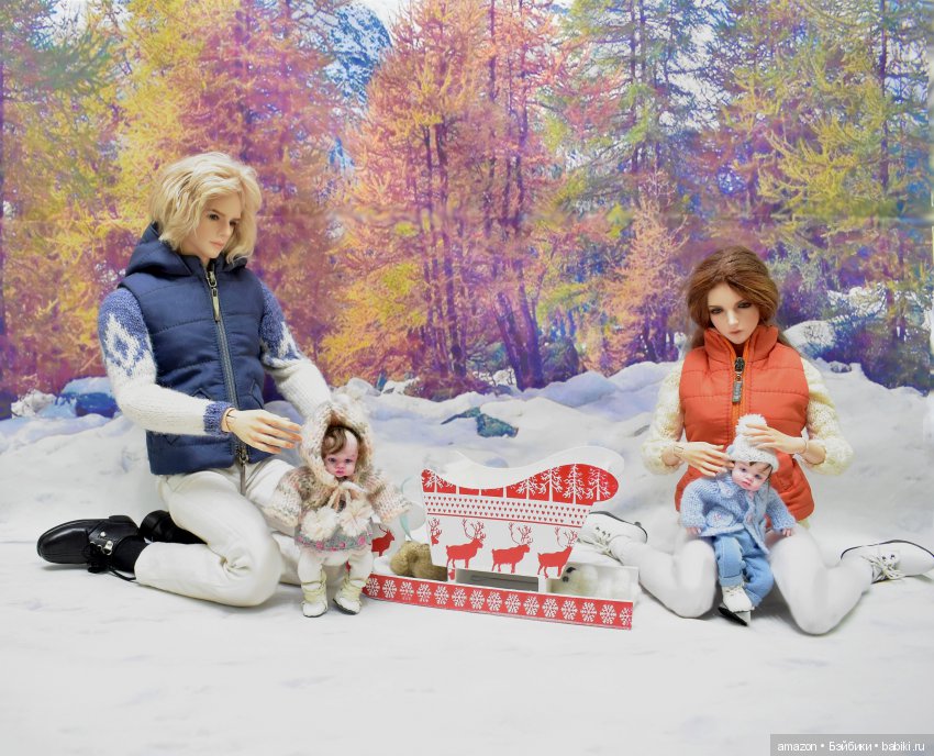 Зимняя прогулка Оскара (stopmotion)