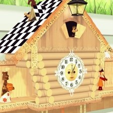 Часы-избушка в Детском Мире из 90-х