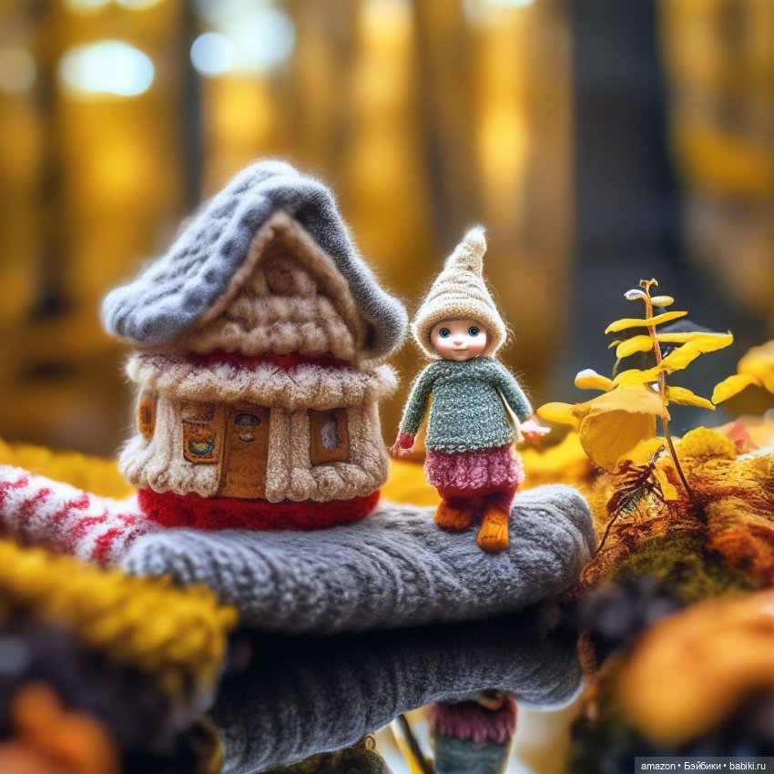 Осень в сказочном лесу от нейросети. Часть 1