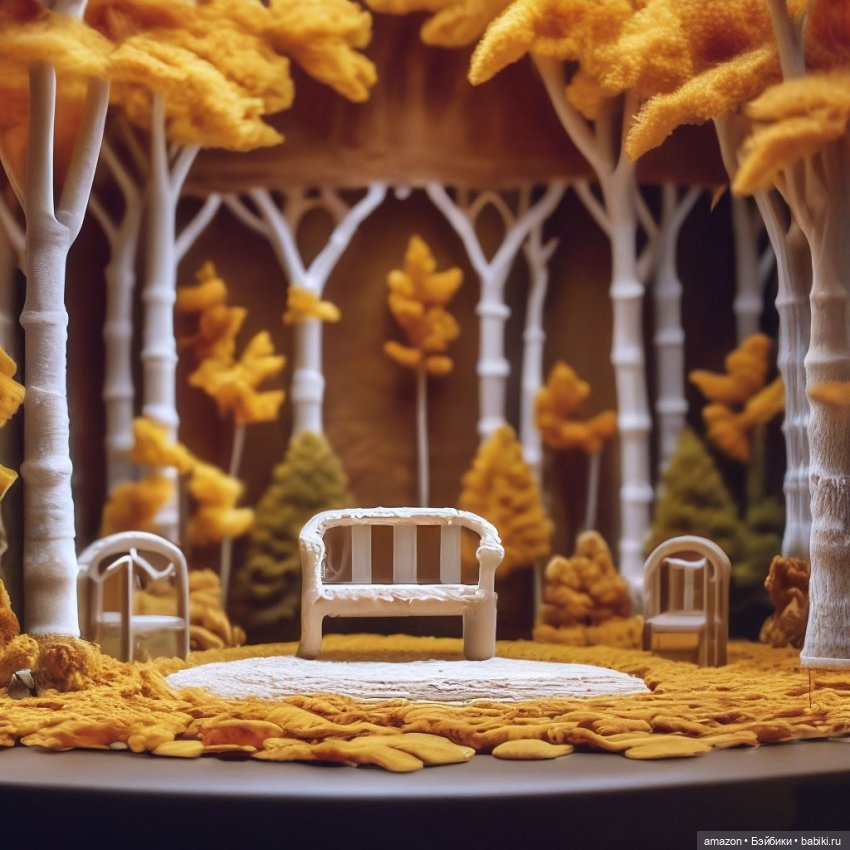 Осень в сказочном лесу от нейросети. Часть 1