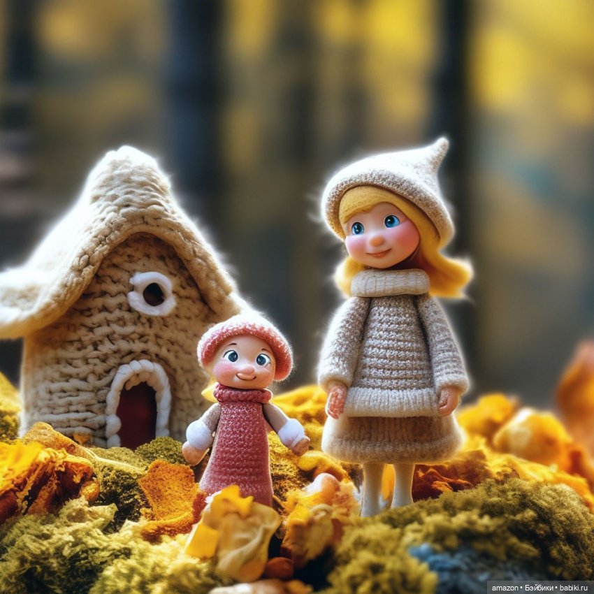 Осень в сказочном лесу от нейросети. Часть 1