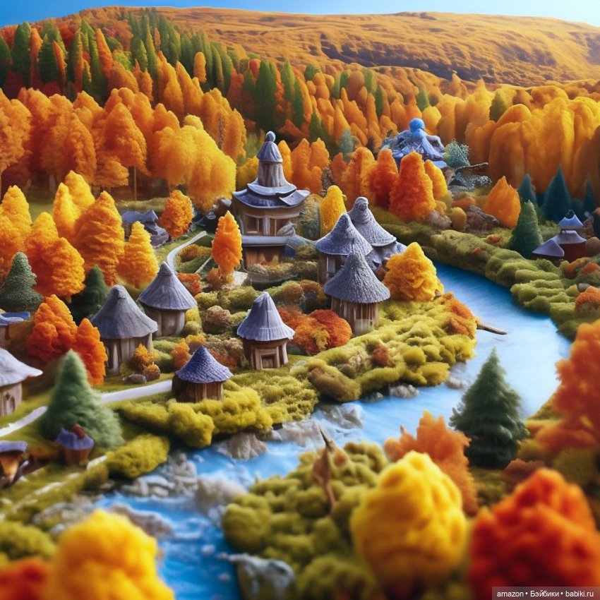 Осень в сказочном лесу от нейросети. Часть 1 (фото 6)