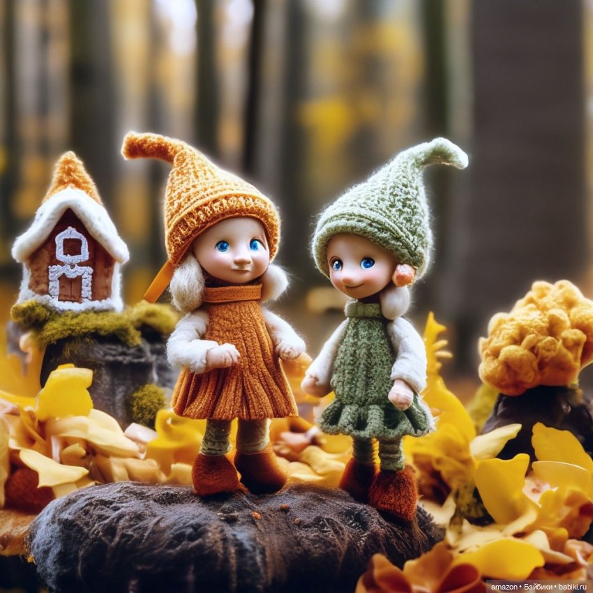 Осень в сказочном лесу от нейросети. Часть 1