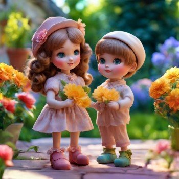 Кукольный март от нейросети