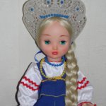 Комплект выкроек одежды на куклу Василиса