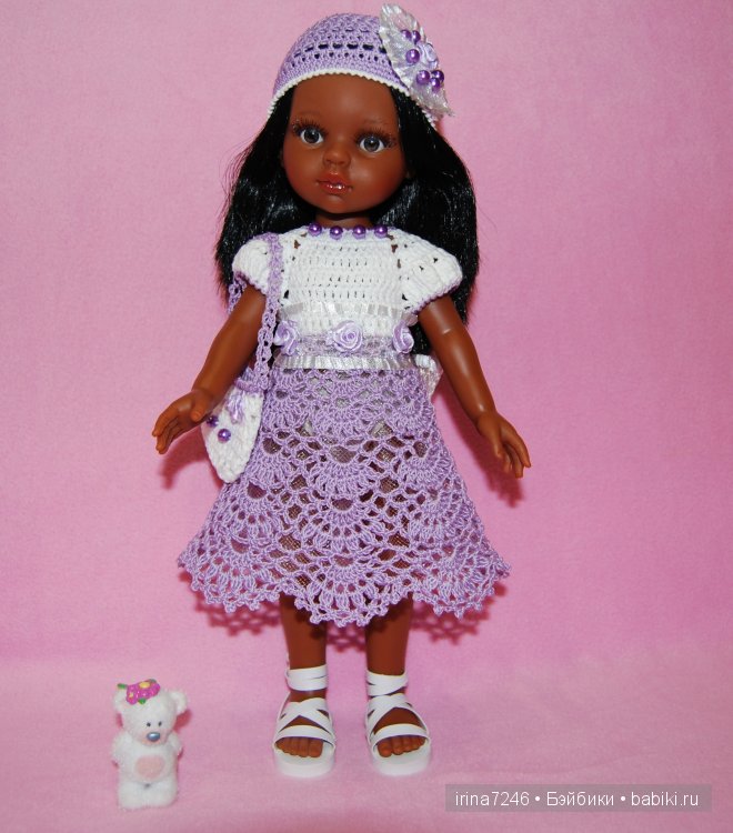 Мои вязалки для дочкиных куколок (фото 7)