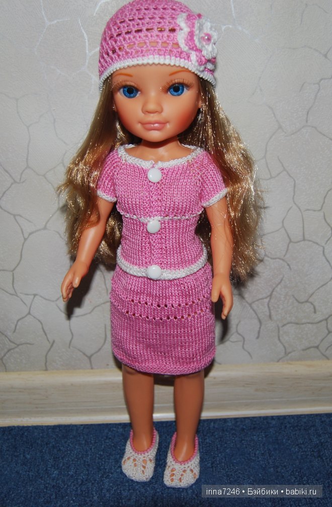 Мои вязалки для дочкиных куколок (фото 5)