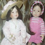 Две Хизер "Magic Attic Club" от Роберта Тоннера: фарфоровая и виниловая