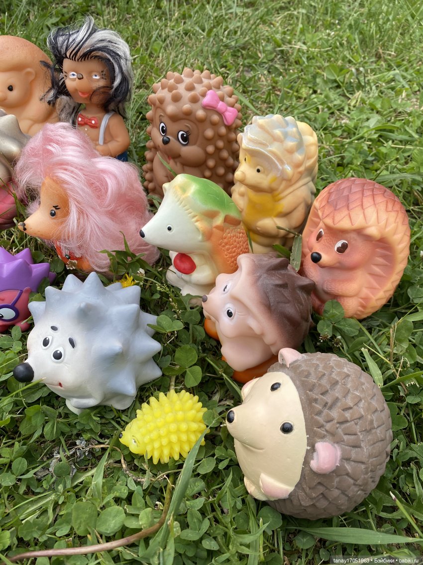 А вы видели Ёжиков — Игрушки СССР и советского детства: резиновые