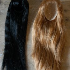 Продам длинный черный парик Monique 5-6