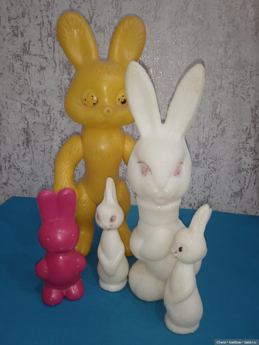 Зайцы... Мои зайцы — Игрушки СССР и советского детства: резиновые