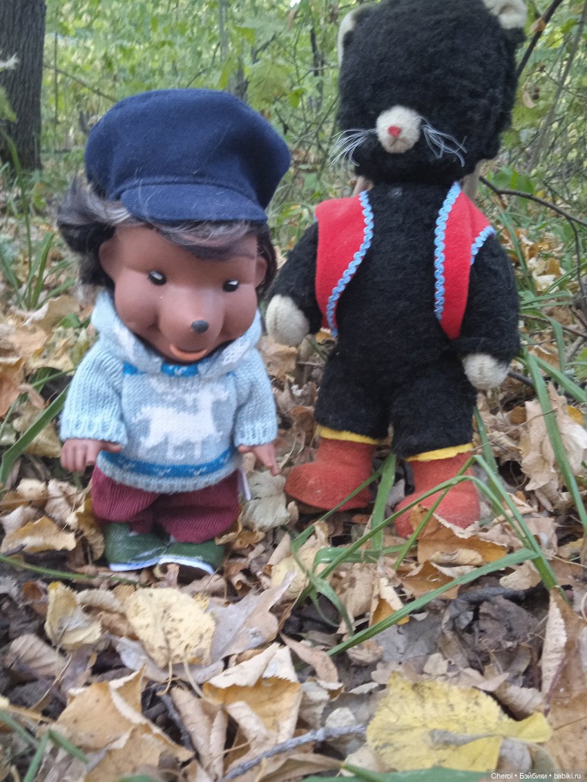 Осенняя прогулка — Игрушки СССР и советского детства: резиновые