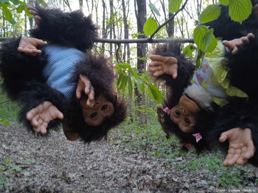 Обезьянки на прогулке🐒🌴 — Игрушки Hasbro (Хасбро): Littlest Pet Shop (LPS) (фото 7)