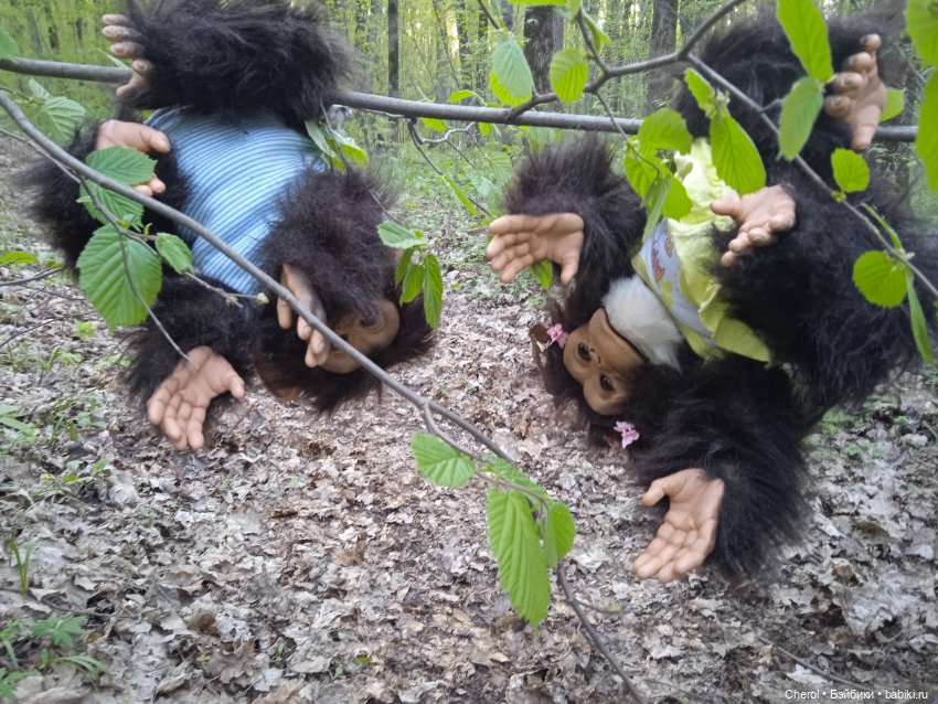 Обезьянки на прогулке🐒🌴 — Игрушки Hasbro (Хасбро): Littlest Pet Shop (LPS) (фото 9)