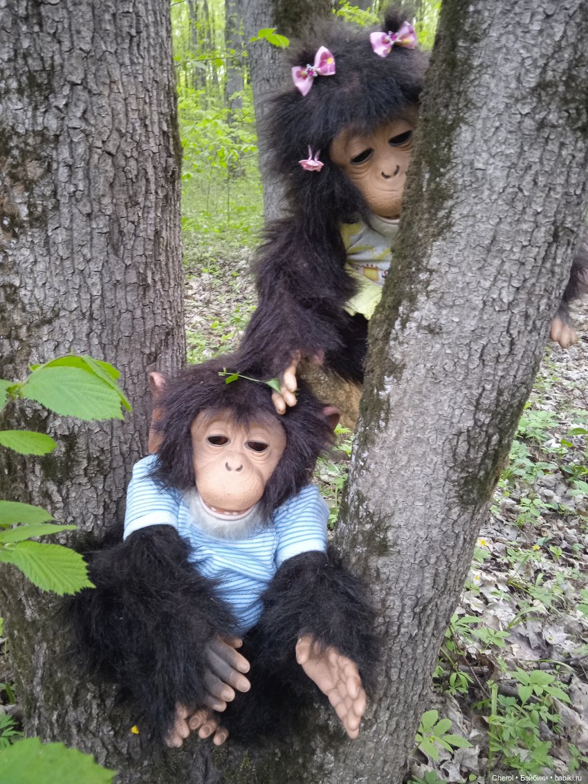 Обезьянки на прогулке🐒🌴 — Игрушки Hasbro (Хасбро): Littlest Pet Shop (LPS) (фото 6)