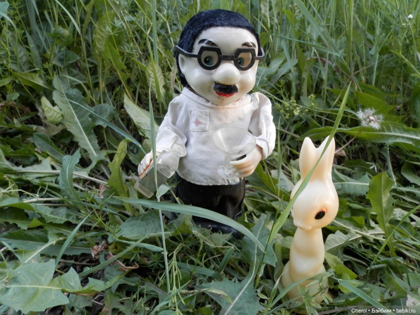 Айболит и пациенты — Игрушки СССР и советского детства: резиновые (фото 7)