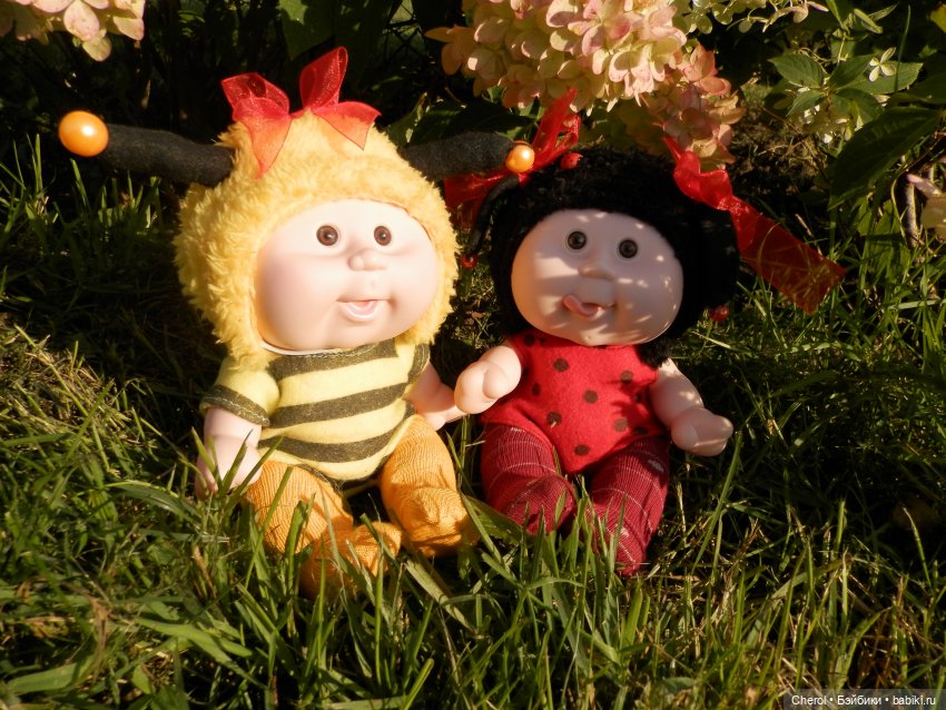 Букашки на прогулке🐝🐞 — Куклы Cabbage Patch Kids (Капустки): винтаж 80 (фото 2)