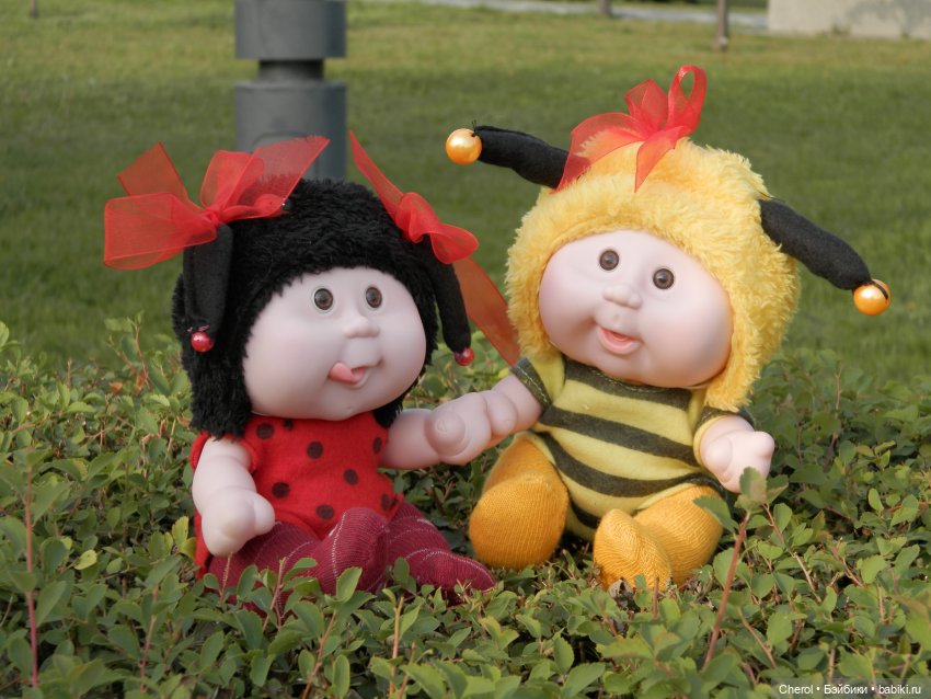 Букашки на прогулке🐝🐞 — Куклы Cabbage Patch Kids (Капустки): винтаж 80 (фото 10)