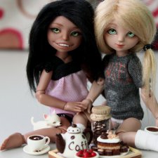 Мирель и Лори. Авторские шарнирные куколки "Домисольки" Марии Пикуновой.