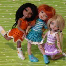 Трио Домисолек и замечательный Сюрприз. Авторские куклы "Домисольки" Марии Пикуновой