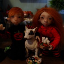 Фиби и Остин желают всем Веселого Хеллоуина! (BJTales, Лидия Снуль)