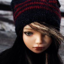 Каролинка на прогулке. Шарнирная кукла от KkerrinDolls