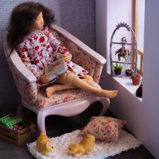 Лейсан. Авторская кукла "Наби" Юлии Решетниковой. Quiethousedoll