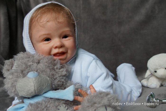 Моя улыбашка! Харпер. Кукла реборн Наталии Коноваловой (фото 9)