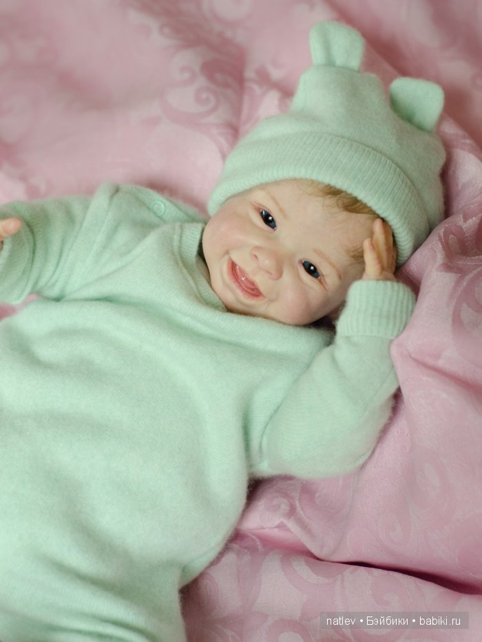 Моя улыбашка! Харпер. Кукла реборн Наталии Коноваловой