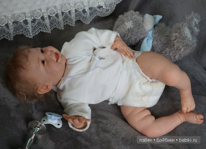 Моя улыбашка! Харпер. Кукла реборн Наталии Коноваловой (фото 10)