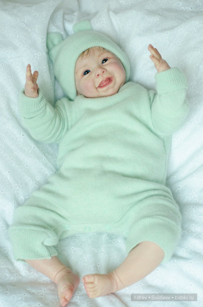 Моя улыбашка! Харпер. Кукла реборн Наталии Коноваловой